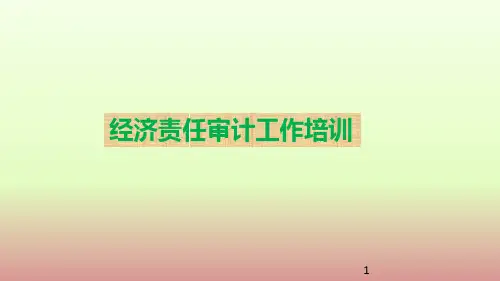 经济责任审计 PPT课件
