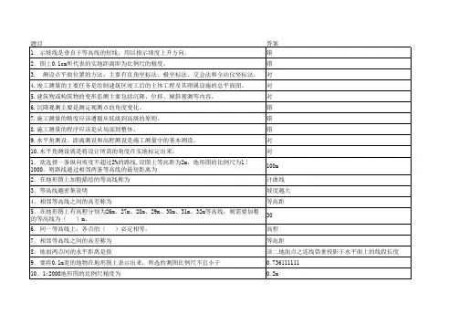 建筑测量形考作业1-4