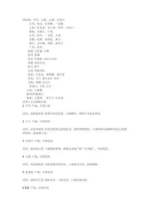 中国烟草大全