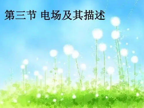 电场及其描述