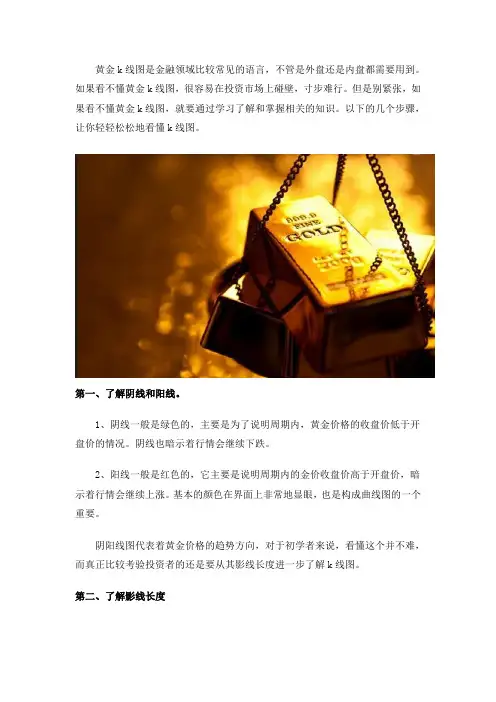 黄金k线图怎么分析？