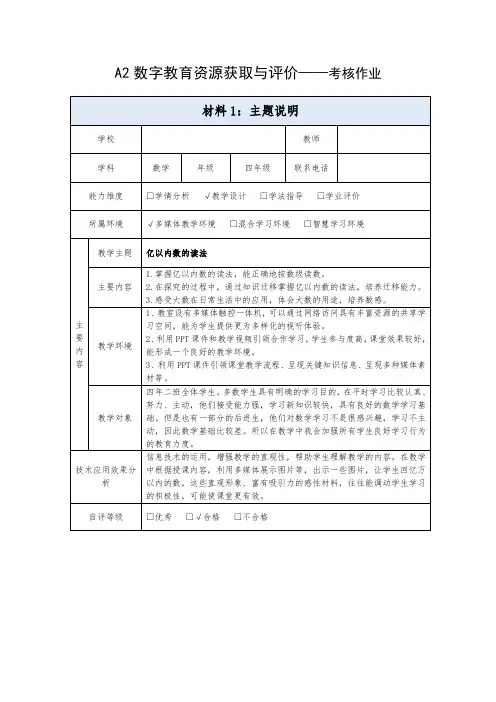 材料1-A2数字教育资源获取与评价-主题说明