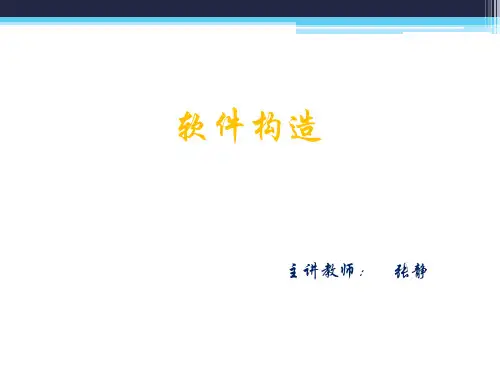 软件构造第一章
