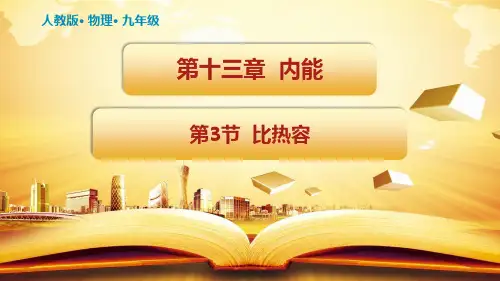 初中物理课件 比热容