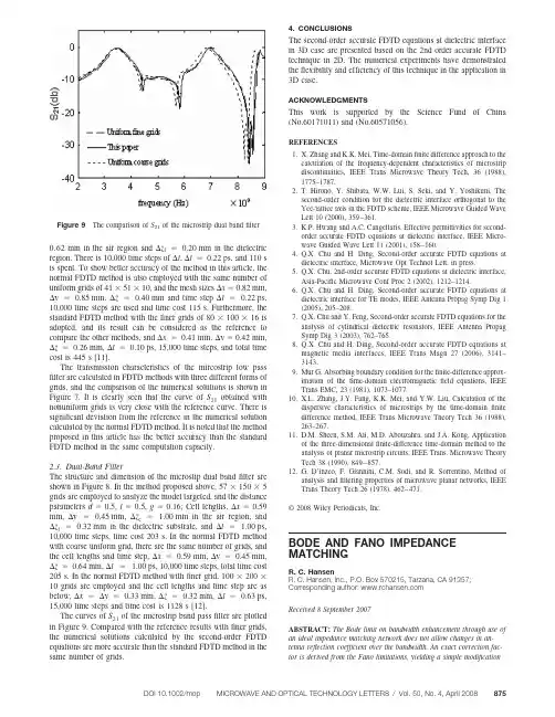 Bode and Fano Impedance Matching