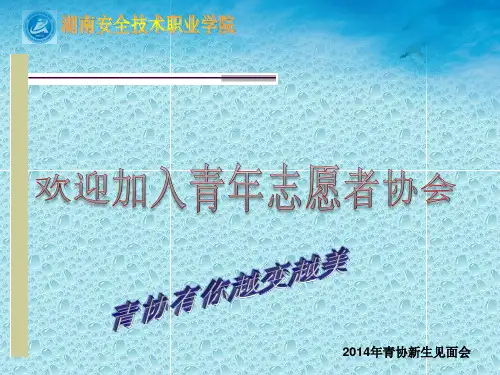 青年志愿者协会见面会