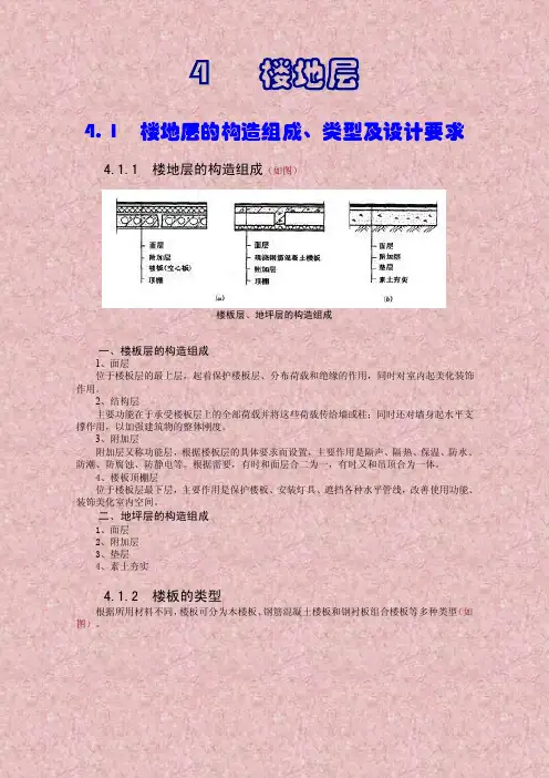 楼地层的构造组成（如图）