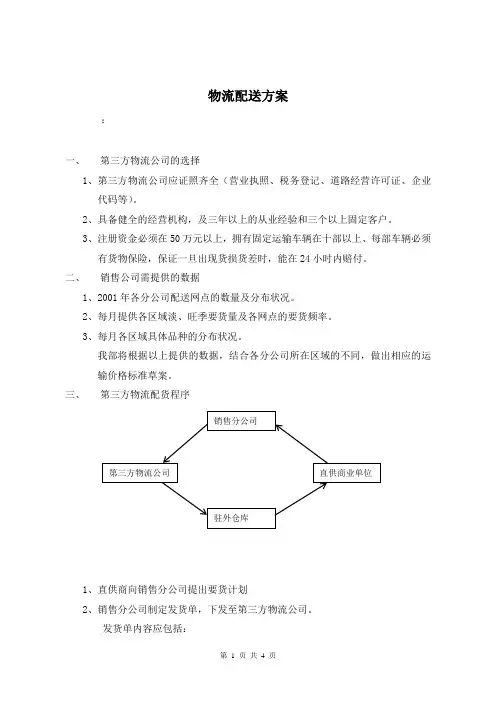 物流配送方案2