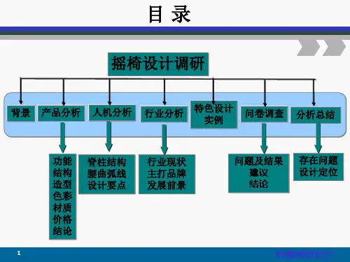 摇椅调研设计PPT课件