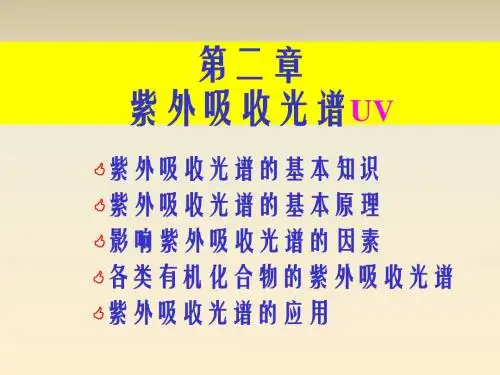 紫外吸收光谱