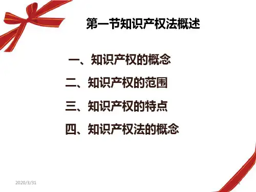电子商务中的知识产权问题 PPT课件