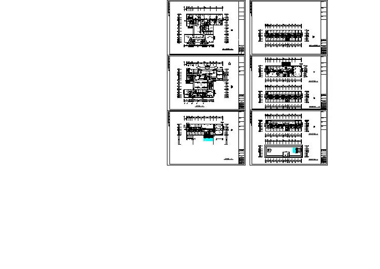 河北廊坊某地区综合楼空调暖通设计cad施工图