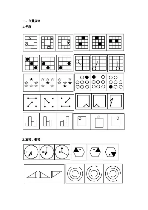 图形推理特征图大全