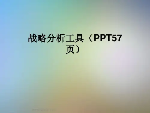 战略分析工具(PPT57页)