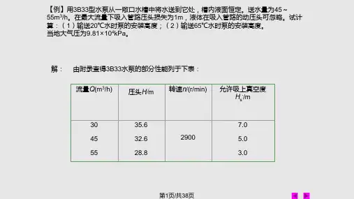 理学离心泵工作点PPT课件