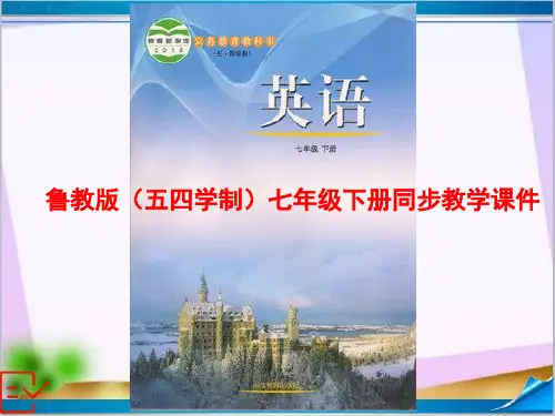 鲁教版七年级英语(五四制)下册Unit 6 Section A-3 课件