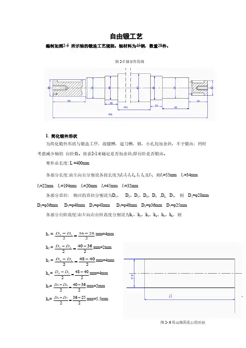 自由锻工艺
