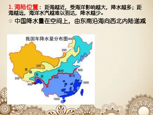 降水的影响因素