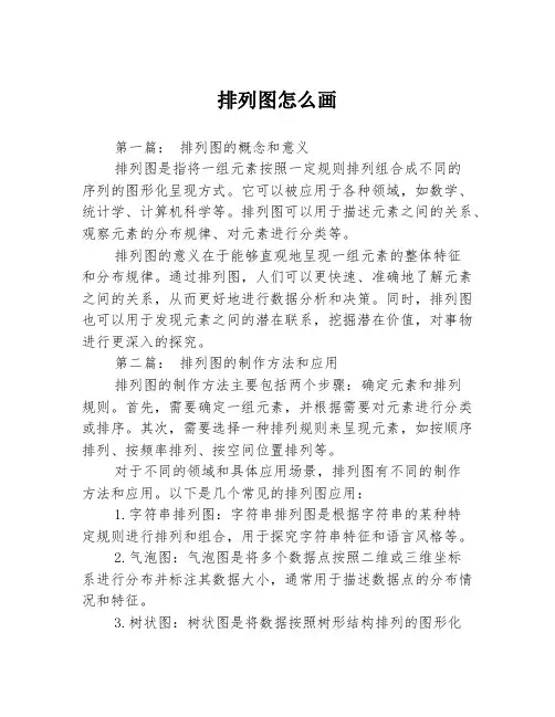 排列图怎么画3篇
