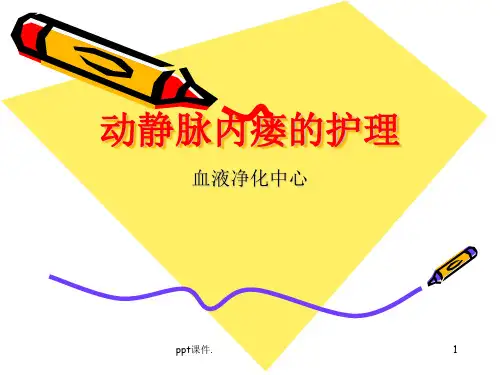 动静脉内瘘的护理精选幻灯片