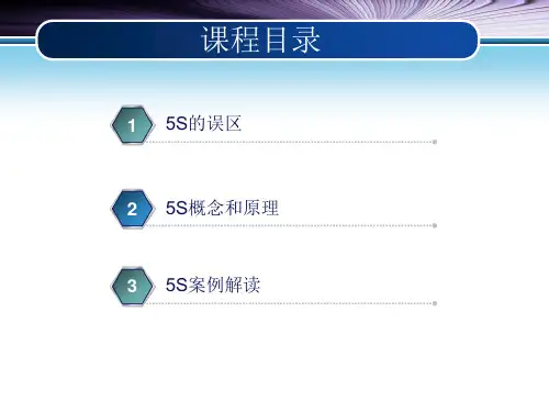 5S经典培训教材精编版