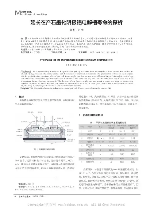 延长在产石墨化阴极铝电解槽寿命的探析