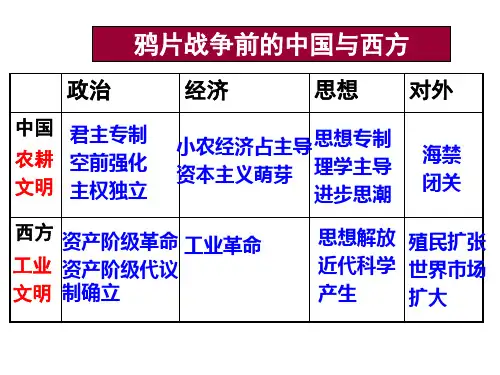 工业文明冲击下中国的变革与转型课件