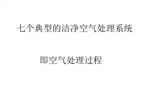 洁净室空气处理过程图