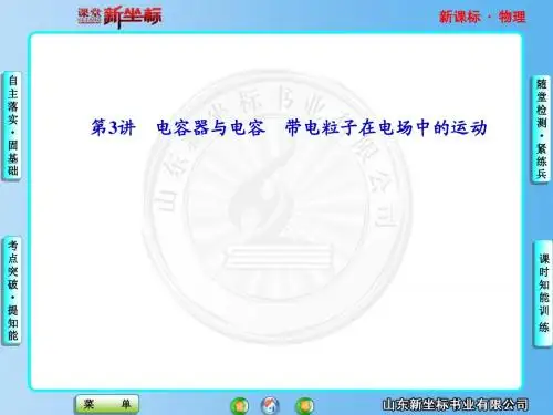 2013新课标高中物理总复习第6章---第3讲