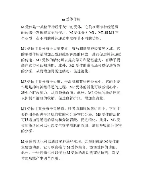 m受体作用