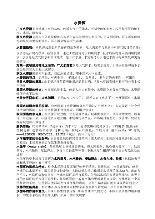 水资源学
