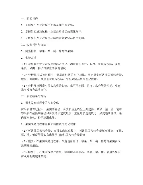 果实_实验报告
