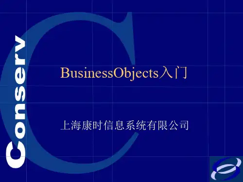 BO入门培训