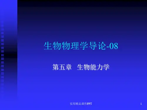 生物物理学导论-08