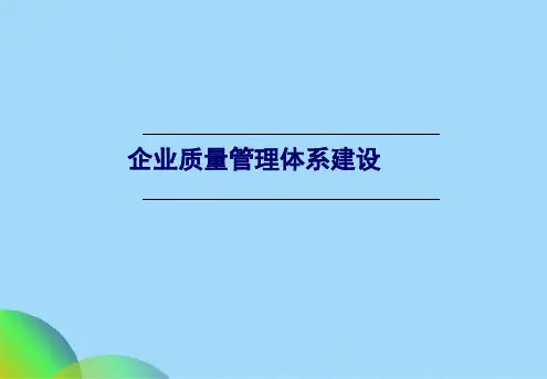 质量管理体系74997ppt(共80张PPT)
