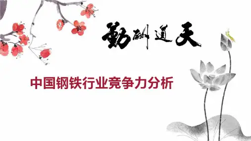 中国钢铁行业竞争力分析