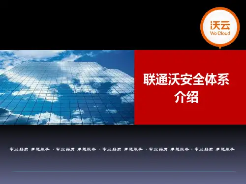 联通沃云安全体系介绍