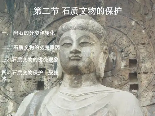 石质文物的保护