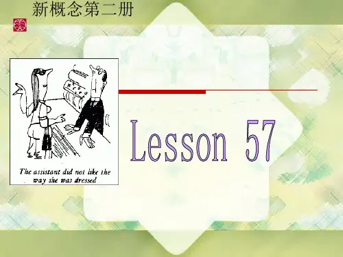 新概念第二册第57课Can I help you,madam课文详解版 超级详细-
