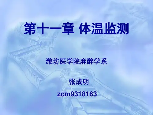 体温监测-PPT课件