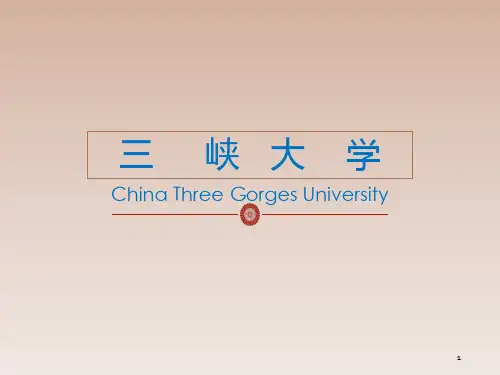 三峡大学ppt