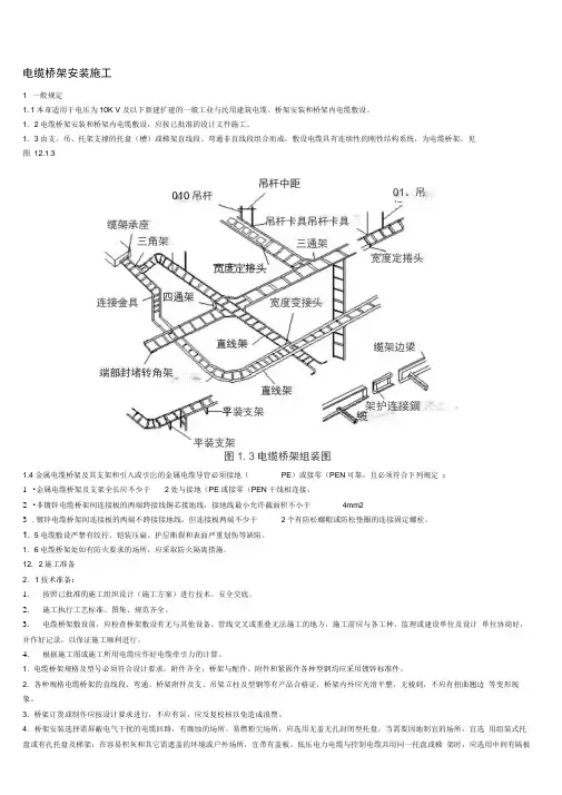 电缆桥架线槽安装规范工艺施工图集