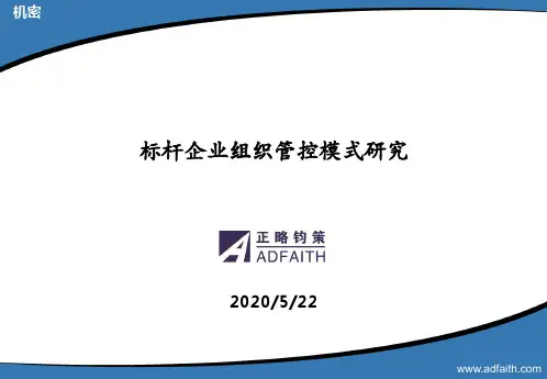 标杆企业管控模式研究(正略钧策)-49页