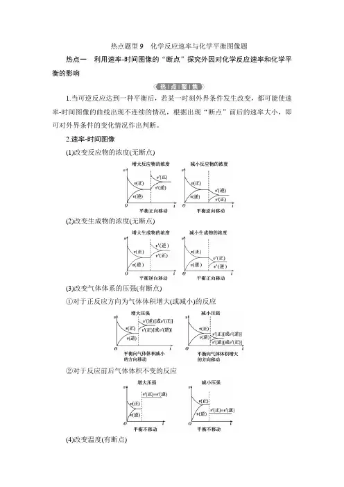5 热点题型9 化学反应速率与化学平衡图像题