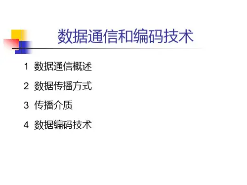 第4讲数据通信和编码技术