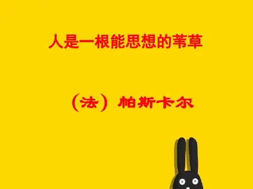 短文三篇人是能思想的苇草课件PPT (4)