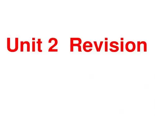 高三英语下学期unit-2-revision(中学课件2019)