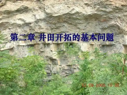 第二章 井田开拓基本问题