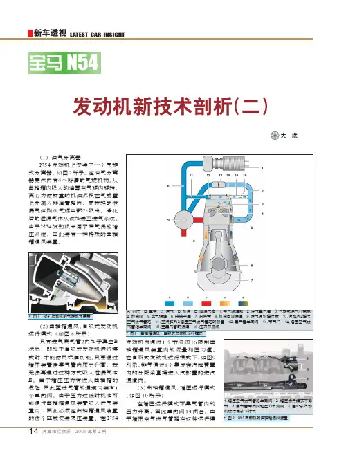 宝马N54发动机新技术剖析_二_