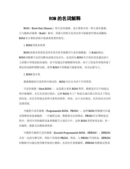 ROM的名词解释